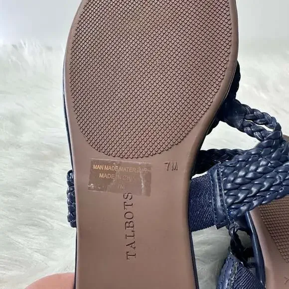 Talbots Faux Leather Women’s braided Sandal - Picture 5 of 5